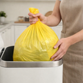 GRUNT 27L Lemon Scented Kitchen Tidy Bags, 50 Pack, HDPE with Handles