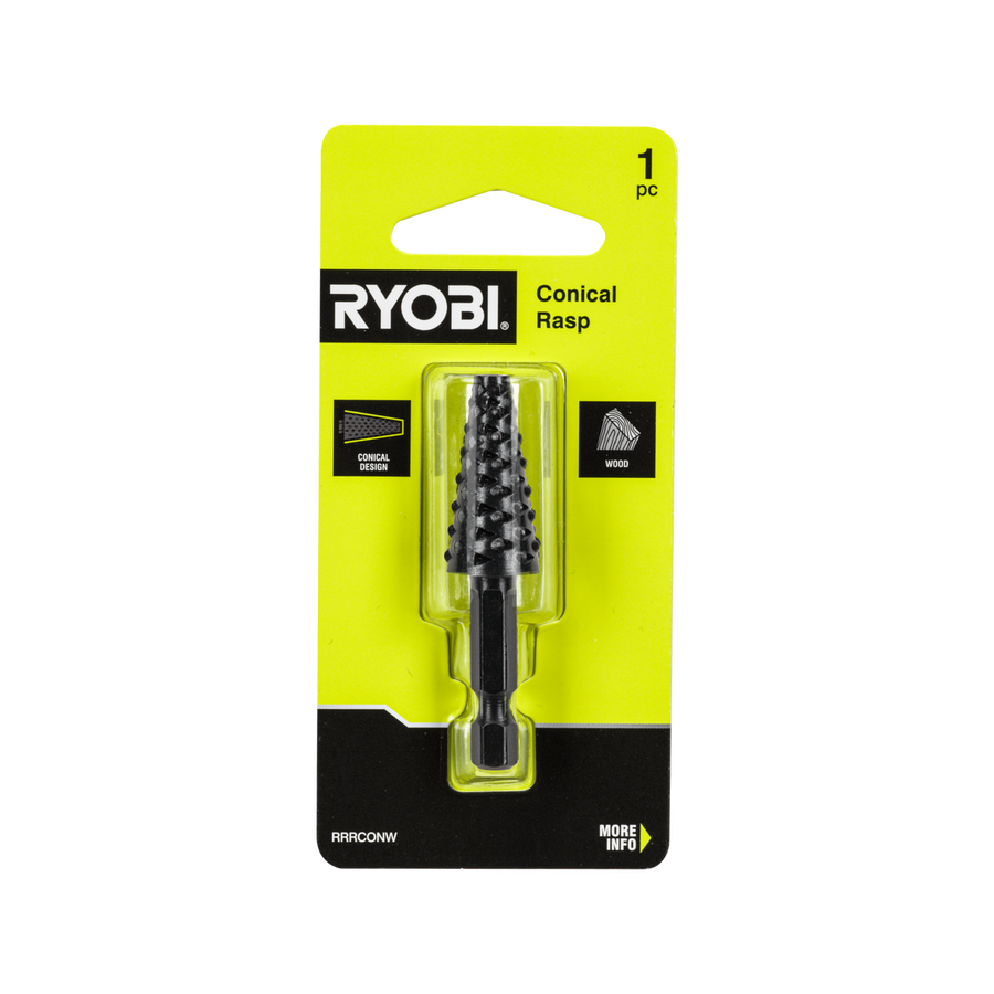 Ryobi Conical Wood Rasp - 60mm x 14mm - Carving & Shaping Tool - SuperSaverAU - view 1