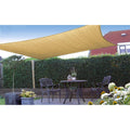 Marquee Shade Sail 3 x 5m Beige HDPE Weather Resistant UV Block 93% - SuperSaverAU - view 2