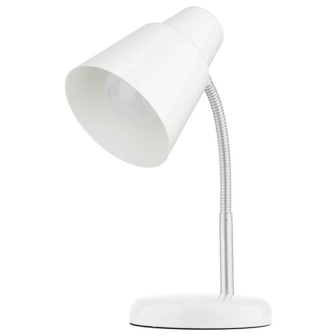 Verve Design Brylee Desk Lamp - Adjustable Gooseneck - White - 135mm x 340mm - SuperSaverAU - view 1