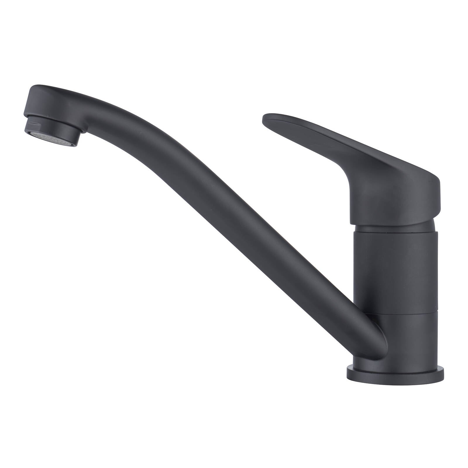 Mondella Cadenza Sink Mixer Tap Matte Black Brass 35mm 4 Star WELS 7.5L/min