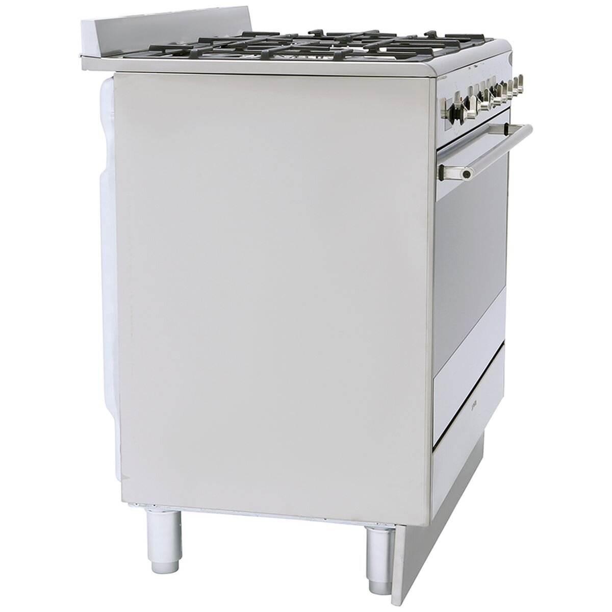 Smeg 90cm Classic Dual Fuel Freestanding Oven - Stainless Steel, Five Burners, Thermoseal - FS9606XS1