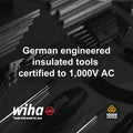Wiha 5.5 x 125mm Insulated Flat Screwdriver VDE 1000V SoftFinish Handle
