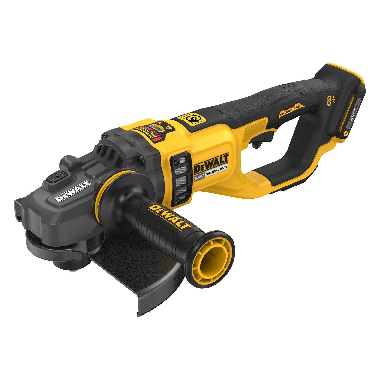 DeWALT 54V 230mm Cordless Brushless Angle Grinder DCG460N-XJ - Skin Only