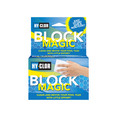 Hy Clor Magic Block - 110mm - Chemical Free - Pool Stain Remover - SuperSaverAU - view 1