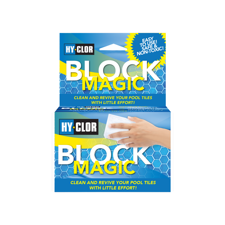 Hy Clor Magic Block - 110mm - Chemical Free - Pool Stain Remover - SuperSaverAU - view 1