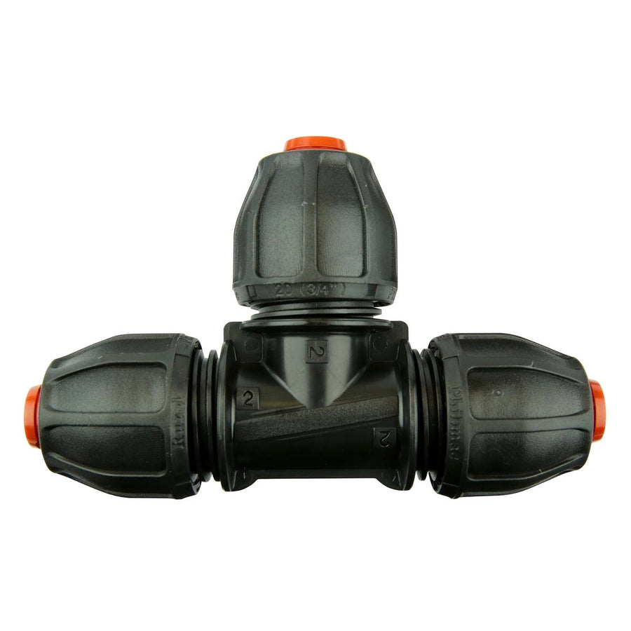 Philmac Rural Tee 1 1/2 Inch Polypropylene Durable Connection - SuperSaverAU - view 1