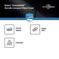 Dulux Autoshield Clear Gloss Acrylic Lacquer Spray Paint 340g