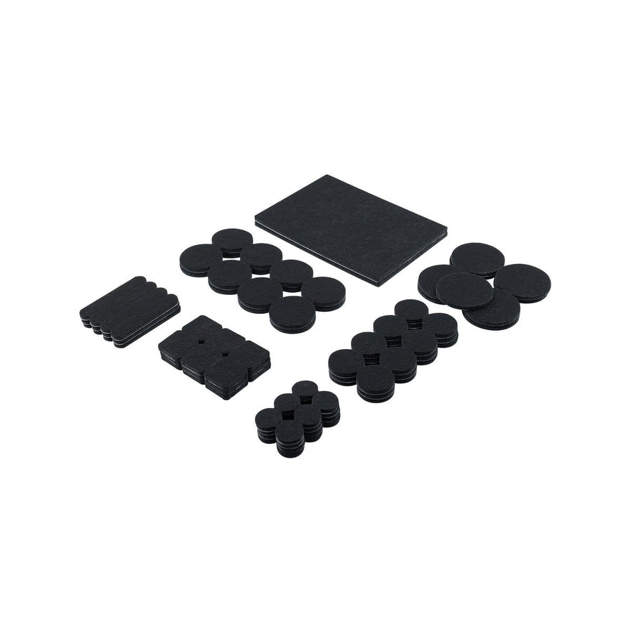 Surface Gard Multi Floor Protection - 105 Pieces - 19 x 109mm - Black - Noise Reduction - SuperSaverAU - view 1