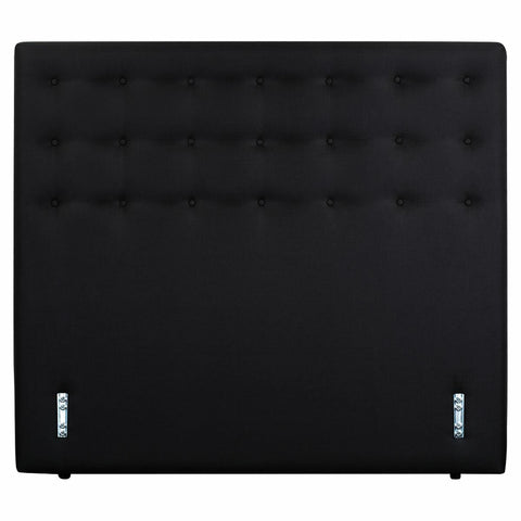 A.H. Beard Single high bed head - black finish, modern style, 910mm wide - DOSDH1HSGL
