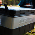 myCOOLMAN 96L dual zone portable fridge - Dual climate zones, Bluetooth app - Grey - CCP96DZ