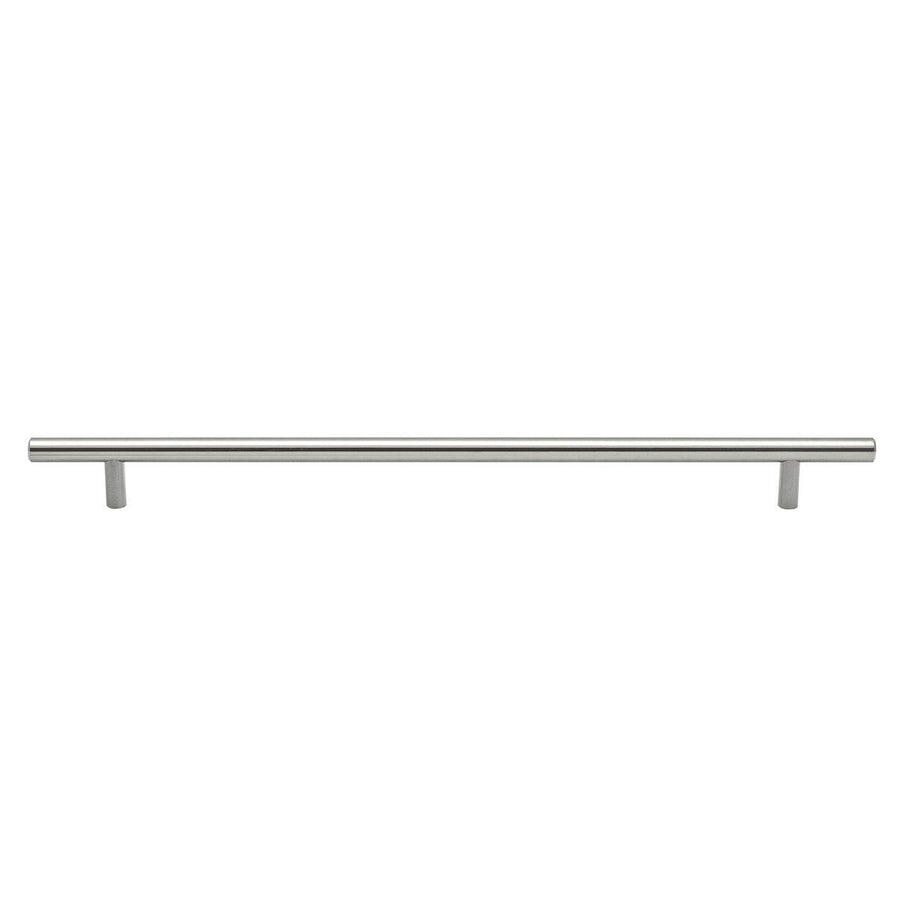 Prestige 320mm Brushed Nickel Round Pull Handle - Steel - Easy Install - SuperSaverAU - view 1