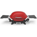 Weber Q2000N Portable LPG BBQ - Large Cooking Area, Front-Facing Grease Tray, Red - 3400043