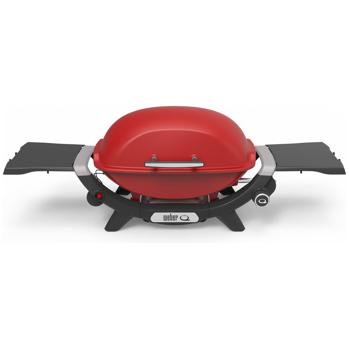 Weber Q2000N Portable LPG BBQ - Large Cooking Area, Front-Facing Grease Tray, Red - 3400043