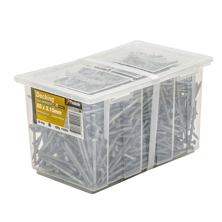 Paslode Galvanised Nails 65mm x 3.15mm 1100 Pack Heavy Duty - SuperSaverAU - view 1