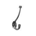 Adoored Double Satin Chrome Robe Hook - 140mm Zinc Alloy - Elegant Design - SuperSaverAU - view 1