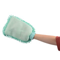 All Set Microfibre Noodle Cleaning Mitt 170mm, Polyester with Elastic Wristband