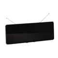 Antsig Flat Panel Indoor VHF/UHF Antenna with External Amplifier - 30dB Gain, Black Gloss AP546