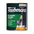 Taubmans 1L White Gloss Oil Based Enamel Paint Splatter Resistant