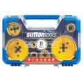 Sutton Tools 19 20mm 8 Piece Multi Purpose Carpenter Holesaw Set - Blue - SuperSaverAU - view 1