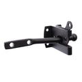 Zenith Matte Black Improved Gate Latch - 60mm x 35mm x 130mm - Steel - SuperSaverAU - view 2