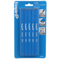Empire Carpenters Pencils 10 Pack, Blue, Waterproof Marking Tool for Builders