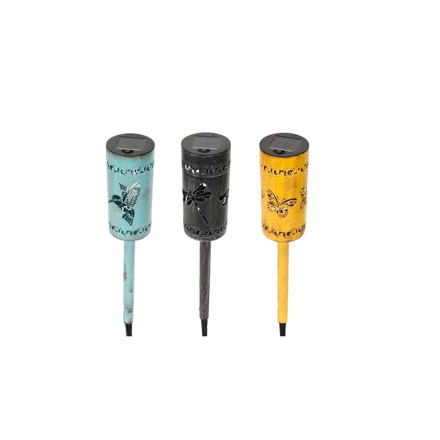 Solar Magic Led Bollard - 70mm - Metal - Solar Powered - SuperSaverAU - view 1