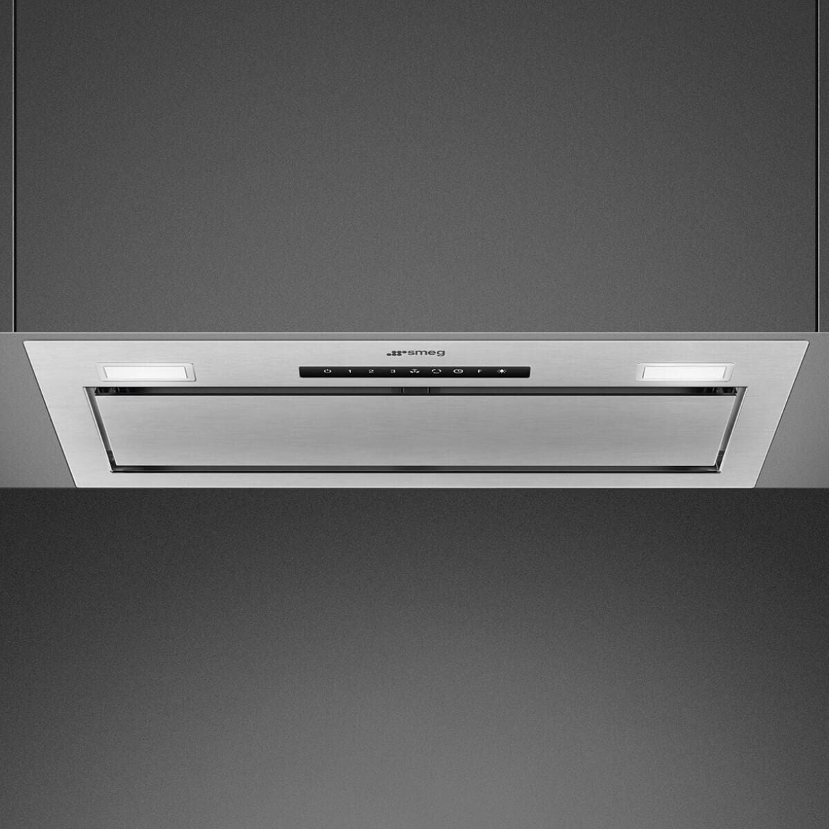 Smeg 60cm Stainless Steel Undermount Rangehood - AutoVent 2.0, 660m³/h, Touch Controls - KSGAU6P4X