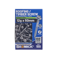 Bremick Hex Roofing Screw - 12g x 50mm - B8 Coating - 100 Pack - Corrosion Resistant - SuperSaverAU - view 2
