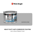 White Knight Rust Guard 100ml Cold Gal Silver Primer Paint