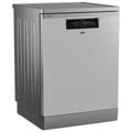 Beko 60cm Freestanding Dishwasher - 14 Place Settings, Stainless Steel, Auto Program, Steam Gloss - BDFB1430X