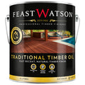 Feast Watson 4L Merbau Traditional Timber Oil Matt UV Resistant Waterproof