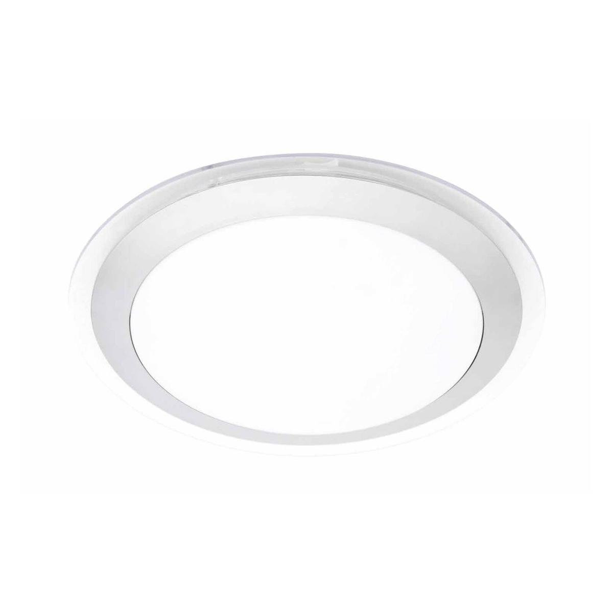 Brilliant Charlton 22W LED Oyster Ceiling Light 43cm Acrylic Silver - SuperSaverAU - view 1