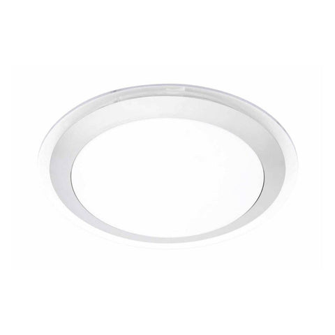 Brilliant Charlton 22W LED Oyster Ceiling Light 43cm Acrylic Silver - SuperSaverAU - view 1