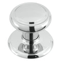 Gainsborough Classic Passage Knobset - 90mm - Aluminium - Bright Chrome - SuperSaverAU - view 1