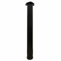 Adoored Black Round Adjustable Furniture Leg 76 x 710mm - 1 Pack - SuperSaverAU - view 1