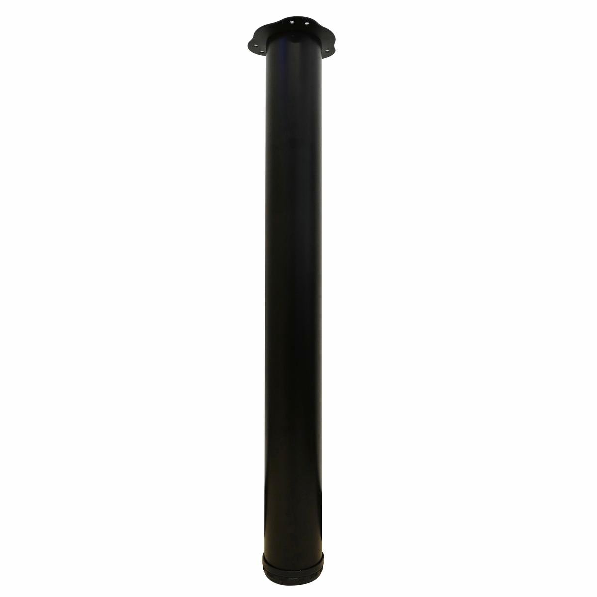 Adoored Black Round Adjustable Furniture Leg 76 x 710mm - 1 Pack - SuperSaverAU - view 1
