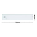 Arlec 20cm CCT Sensor Bar Light, Cordless Aluminium, Motion Sensor, Indoor UC532