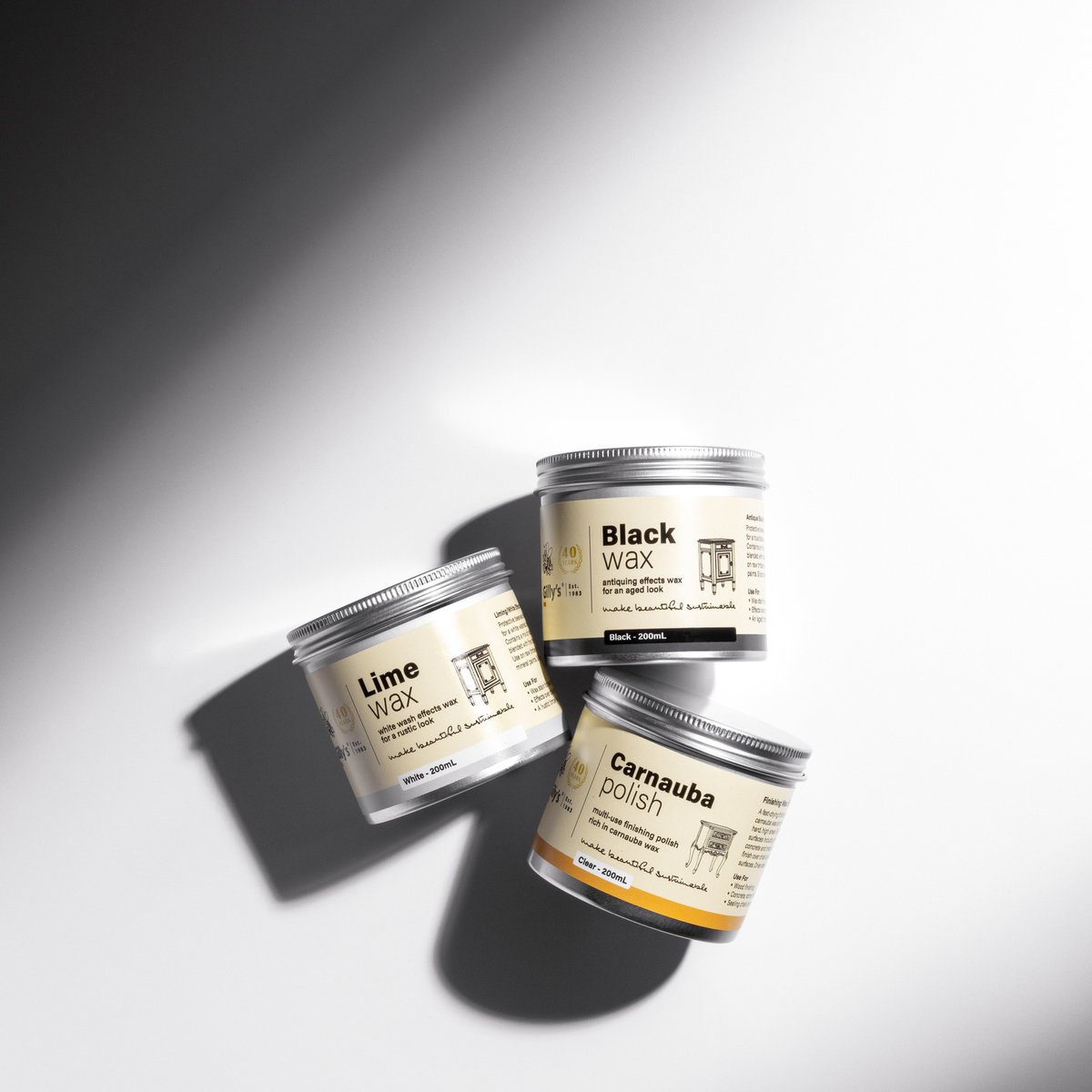 Gilly S Lime Wax 200ml - White Effect Wax for Raw Timber - 0.2L - SuperSaverAU - view 3