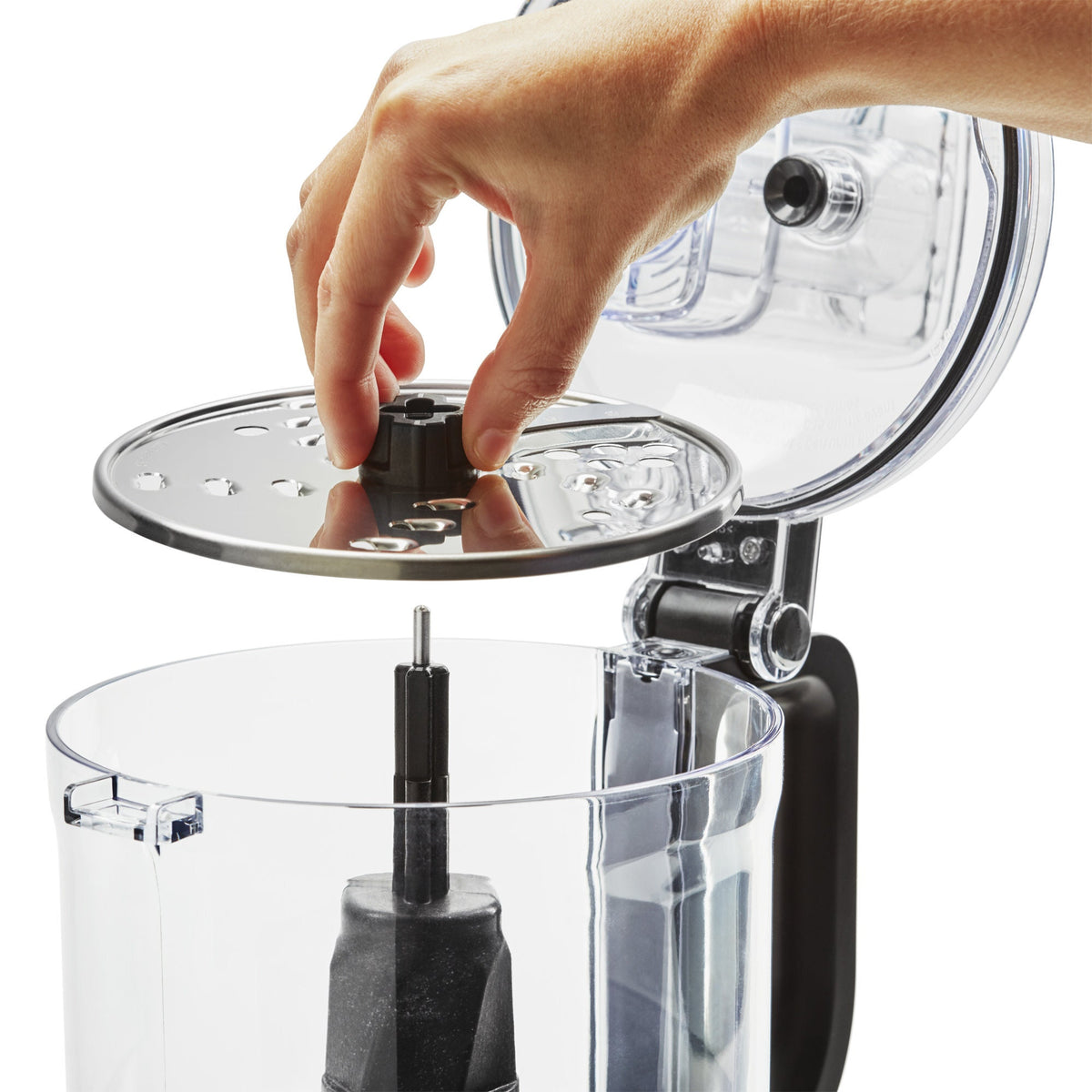 KitchenAid 7 cup food processor - 250W, 3 speeds, LED controls, Contour silver - 5KFP0719ACU