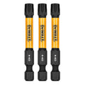 Dewalt Flextorq Screwdriver Bit 3 Pack - 57mm TX40 - Durable & Impact-Ready - SuperSaverAU - view 1