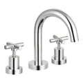 Mondella Chrome Resonance Basin Set - 1/2 Turn Cross Handle - 1245mm x 160mm x 140mm - Water Efficient - SuperSaverAU - view 1