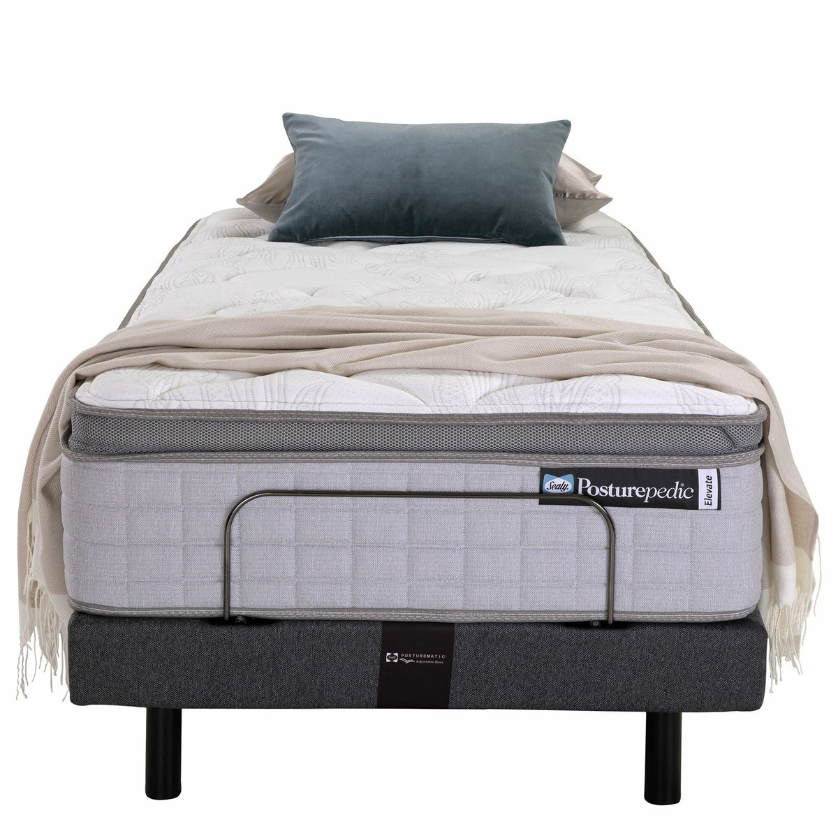 Sealy Posturepedic Laynee Flex Medium Long Single Mattress - 2 Stage Titanium AlignSupport - 735615