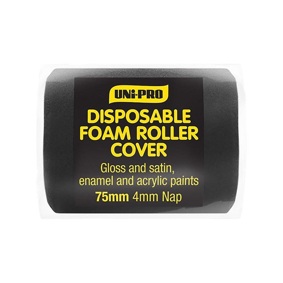 Uni Pro Disposable Foam Roller Covers - 75mm x 4mm - Foam - High Gloss - SuperSaverAU - view 1