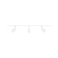 Brilliant Naj 3 Light Track Spotlight Kit - 1m - White - Adjustable - SuperSaverAU - view 2