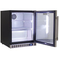 Schmick 89L bar fridge - Stainless steel trim, matte black body, right-hinged - SK86R-HD