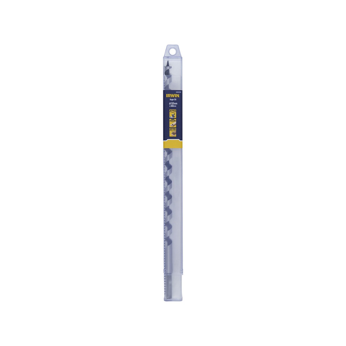 Irwin Auger Bit - 12 x 380mm - Durable Hardened Steel - Self-Pulling Thread - SuperSaverAU - view 2