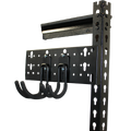 Storease Small Wall Storage System U Hook - 30kg Capacity - Black - 60mm x 115mm x 65mm - SuperSaverAU - view 3