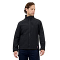 Citeco Black Soft Shell Jacket - Polyester Elastane, Full Zip, Men's XL