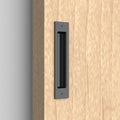 Rolltrak Spares Matte Black Powder Coated Steel Barn Door Recessed Handle